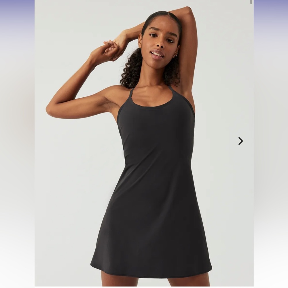 Black Outdoor Voices Exercise Dress